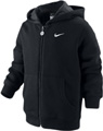 Nike Boys Core Essential Full Zip Hoody- Black/White