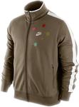 Nike Mens Rush and Crush Jacket SS10- White/Orange Blaze