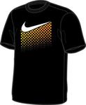 Nike Boys Swoosh Tee- Black/Grey