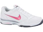 Nike Womens Zoom Courtlite Tennis Shoes- White/Powder Pink