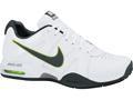 Nike Mens Air Max Court Ballistec 2.2 OMNI Tennis Shoes- White/Grey/Hot Lime