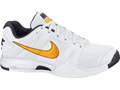 Nike Mens Air Max Court Ballistec 2.1 Tennis Shoes- White/Del Sol/Anthracite