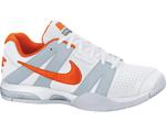 Nike Mens Air Max Court Ballistec 2.1 Tennis Shoes SS10- White/Orange Blaze