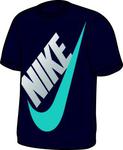 Nike Boys Futura Twist Tee- Navy