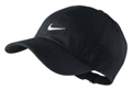 Nike Kids Heritage Swoosh Cap- Black/White