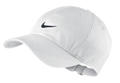 Nike Kids Heritage Swoosh Cap- White/Black