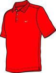 Nike Kids Dri-Fit Tech Solid Polo- Challenge Red