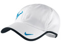  Nike Rafa Bull Logo Cap- White/Neptune Blue