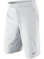 Nike Mens Fearless Woven Shorts- White/Grid-Iron