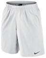 Nike Mens Showdown Woven Shorts- White/Grid Iron