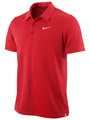 Nike Mens N.E.T. Waffle Polo- Sport Red/White