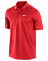 Nike Mens N.E.T. UV Polo- Sport Red/White