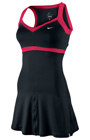 Nike Womens Border Dress- Black/Scarlet Fire