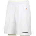 Babolat Mens Club Shorts- White/Black