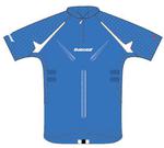 Babolat Mens Performance Half Zip Polo- Blue