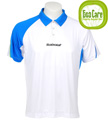 Babolat Mens Performance Polo- White/Blue