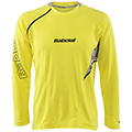 Babolat Mens Performance Long Sleeve Tee- Yellow
