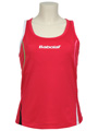 Babolat Womens Performance Tank- Pink/White
