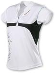 Babolat Womens Performance Polo- White/Black/Blue