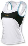 Babolat Womens Performace Tank Top- White/Black/Blue
