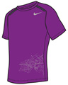Nike Boys Rafa Contemporary Athlete Top- Bold Berry/Anthracite