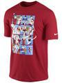 Nike Mens RF Tennis Moments Tee- Sport Red