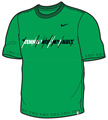 Nike Mens Tennis Challenger DF Tee- Lucky Green