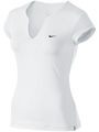 Nike Womens Pure Tennis Top- White/Black
