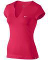 Nike Womens Pure Capsleeve Top- Scarlet Fire/White