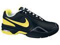 Nike Mens Air Court Ballistec 3.1 Tennis Shoes- Black/Sonic-Yellow