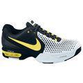 Nike Mens Air Max CourtBallistec 3.3 Tennis Shoes- White/Sonic-Yellow