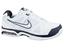 Nike Mens Air Max Global Court Tennis Shoes- White/Grid-Iron