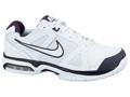 Nike Mens Air Max Global Court Tennis Shoes- White/Grid-Iron