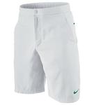 Nike Mens Smash Woven Shorts - White/Court Green - thumbnail image 1