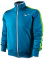 Nike Mens Rafa Finals DF N98 Jacket- Neptune Blue/Action Green/White