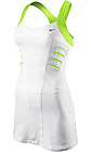 Nike Womens Maria Statement Slam Dress- White/Electric Green