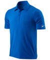 Nike Mens Match Clay UV Polo- Soar/Court Green/White