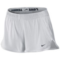 Nike Womens Tie Break Knit Shorts- White/Black