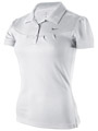 Nike Womens Rally Knit Polo- White/Black