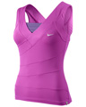 Nike Womens Baseline Knit Tank- Magenta/Violet-Pop