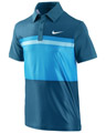 Nike Boys Classic Athlete Top- Green Abyss/White