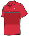 Nike Boys Classic Athlete Top- Action Red/White