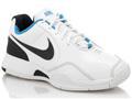 Nike Kids Max CourtBallistec 3.1 Tennis Shoes- White/Navy/Blue (Size 3 to 5.5)