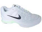 Nike Womens Zoom Breathe 2K11 Grass Court Tennis Shoes- White/Black/Liquid Lime