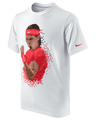 Nike Boys Pixel Dri-Fit Cotton Tee- White