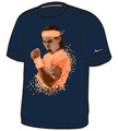 Nike Boys Pixel Dri-Fit Cotton Tee- Navy