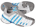 Adidas Womens Barricade 4 White/Blue