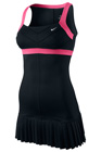Nike Girls Maria  Slam Statement Dress- Black/Spark
