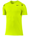 Nike Mens Rafa Power Court Crew- Volt/Black