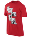 Nike Mens RF Hard Court Graphic Tee- University Red